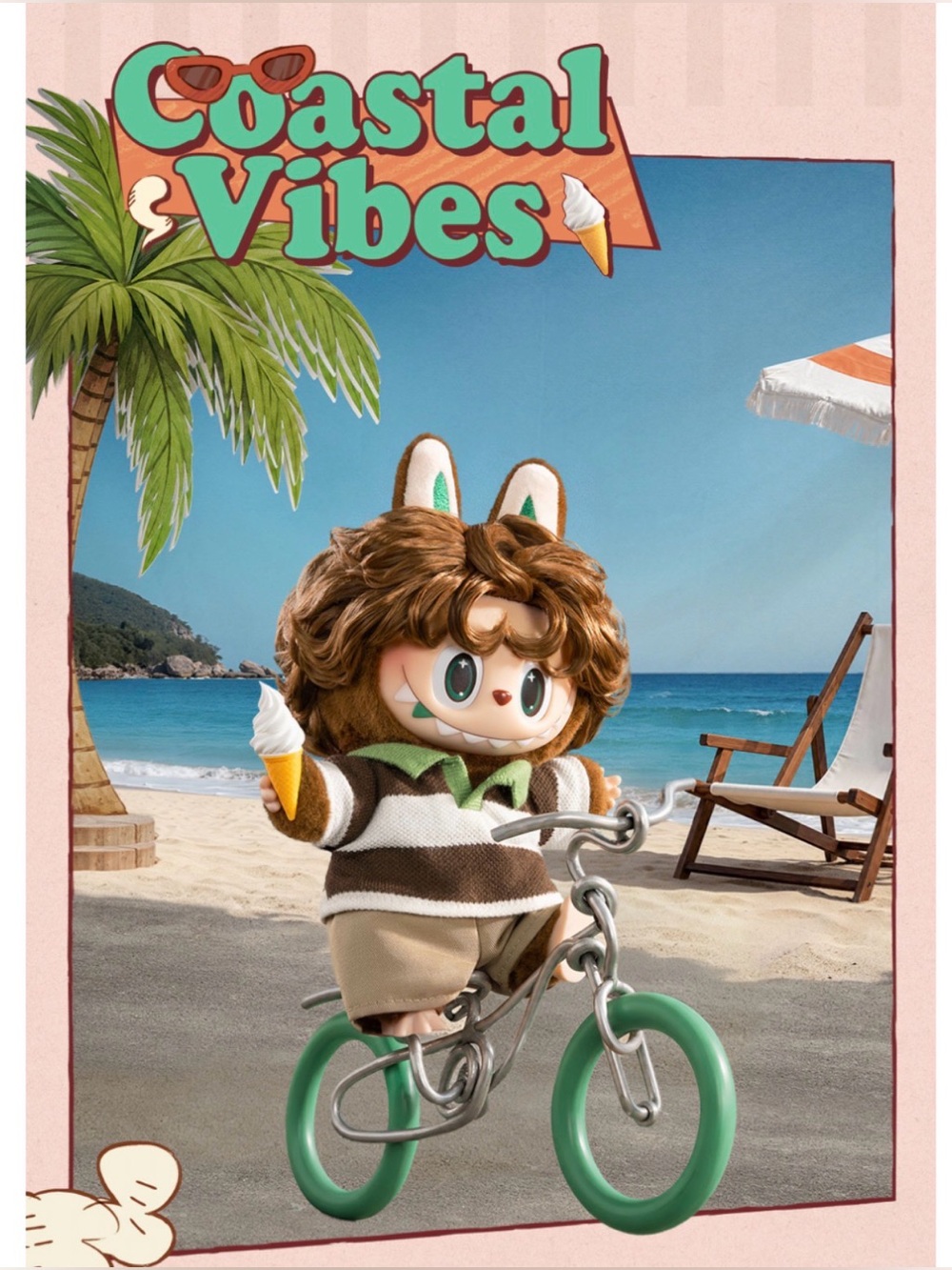 POP MART The Monsters Hair Salon Series Plush Pendant - confirmed Coastal Vibes